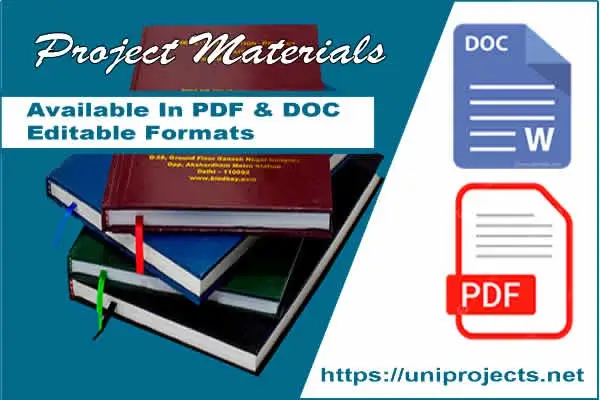Project Material  on Design And Construction Of A Multipurpose White LED Light